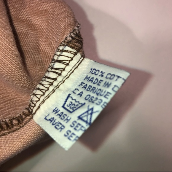 GRIP vintage Long Sleeve Button Up Mens Large salmon colour - Picture 6 of 11